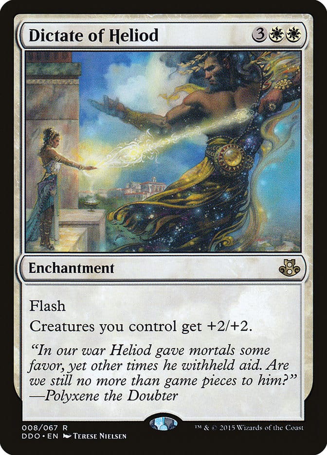 Dictate of Heliod [Duel Decks: Elspeth vs. Kiora] Magic: The Gathering