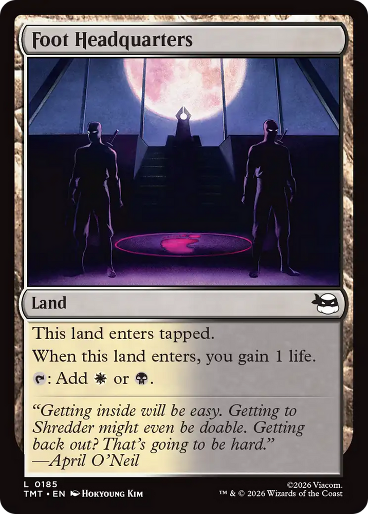 Foot Headquarters [Teenage Mutant Ninja Turtles] Magic: The Gathering