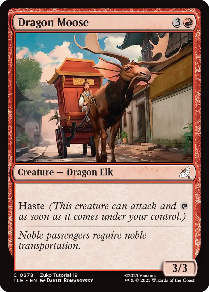 Dragon Moose (0278) [Avatar: The Last Airbender: Eternal-Legal] Magic: The Gathering