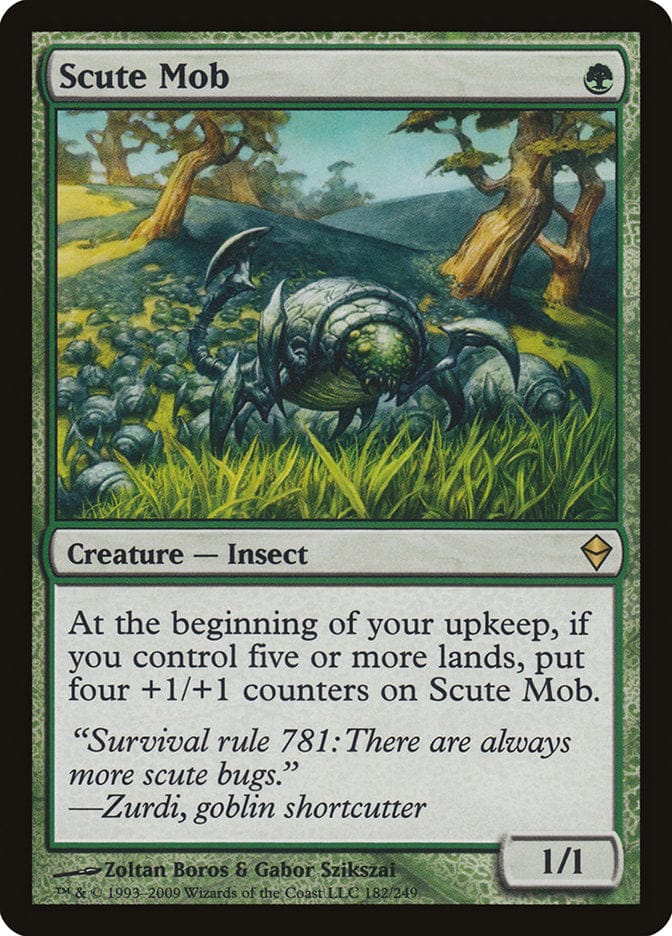 Scute Mob [Zendikar] Magic: The Gathering