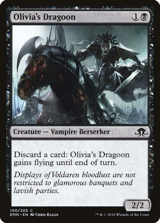 Olivia's Dragoon [Eldritch Moon] Magic: The Gathering