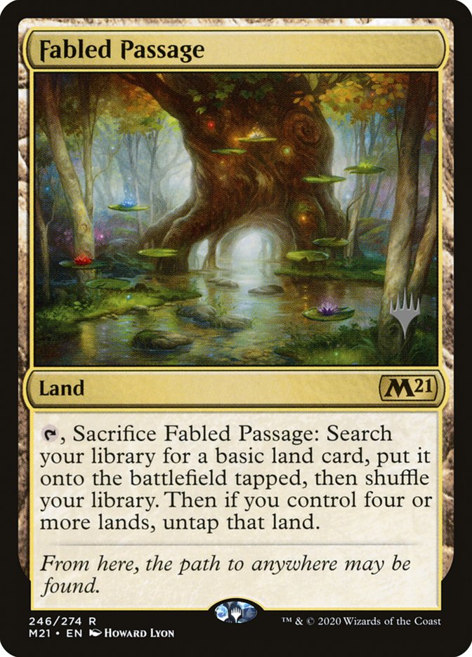 Fabled Passage (Promo Pack) [Core Set 2021 Promos] Magic: The Gathering