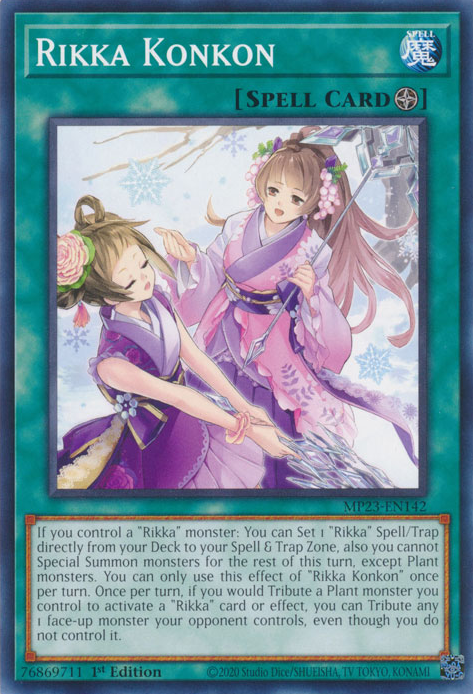 Rikka Konkon [MP23-EN142] Common - Yugioh Cards For Your TCG Needs!