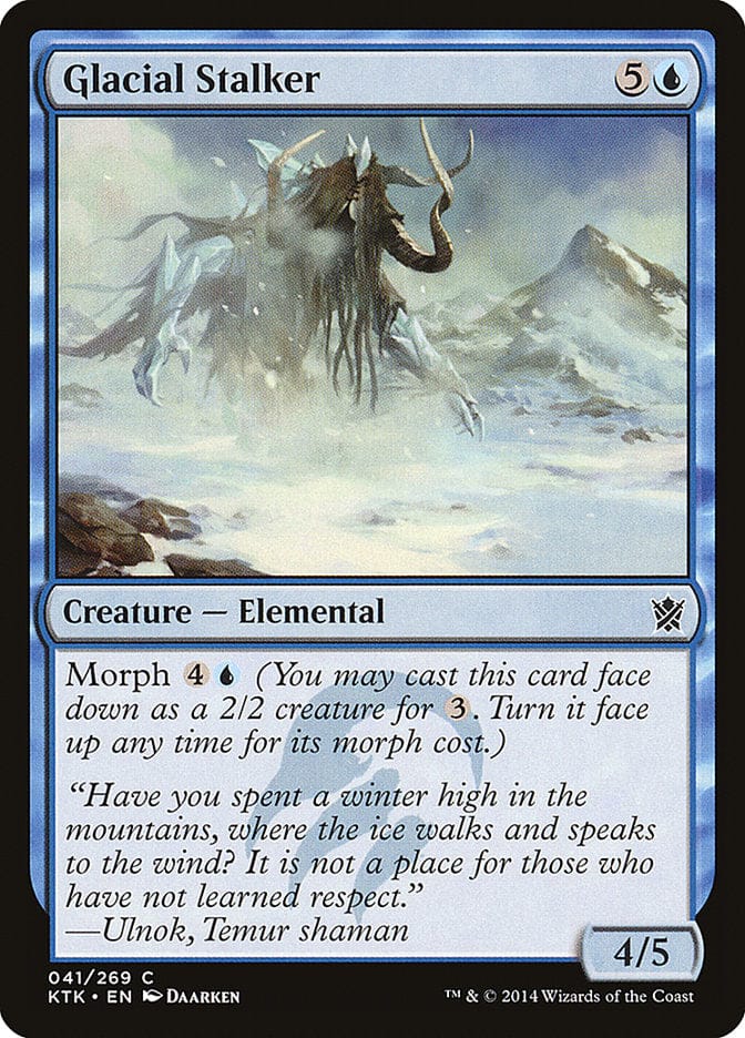 Glacial Stalker [Khans of Tarkir] Magic: The Gathering