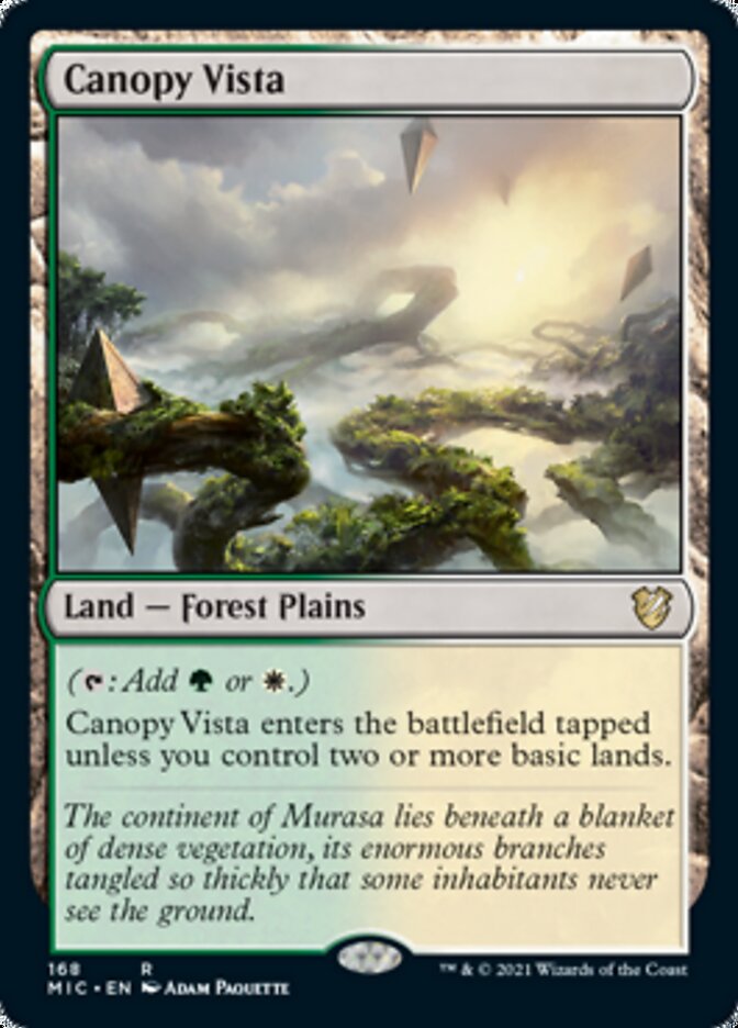 Canopy Vista [Innistrad: Midnight Hunt Commander] Magic: The Gathering