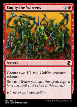 Empty the Warrens [Time Spiral Remastered] Magic: The Gathering
