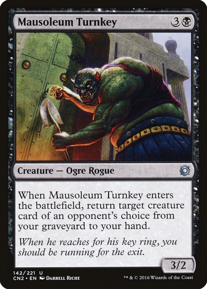 Mausoleum Turnkey [Conspiracy: Take the Crown] Magic: The Gathering