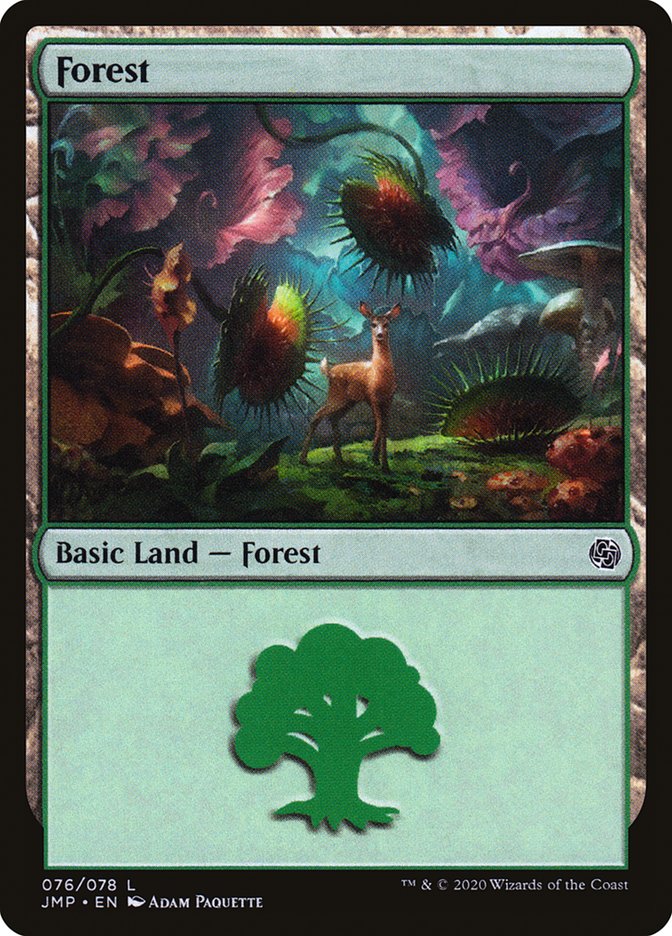 Forest (76) [Jumpstart] Magic: The Gathering