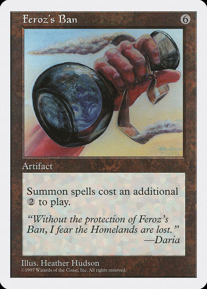 Feroz's Ban [Fifth Edition] Magic: The Gathering