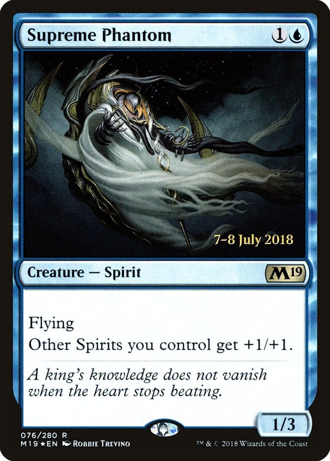 Supreme Phantom [Core Set 2019 Prerelease Promos] Magic: The Gathering