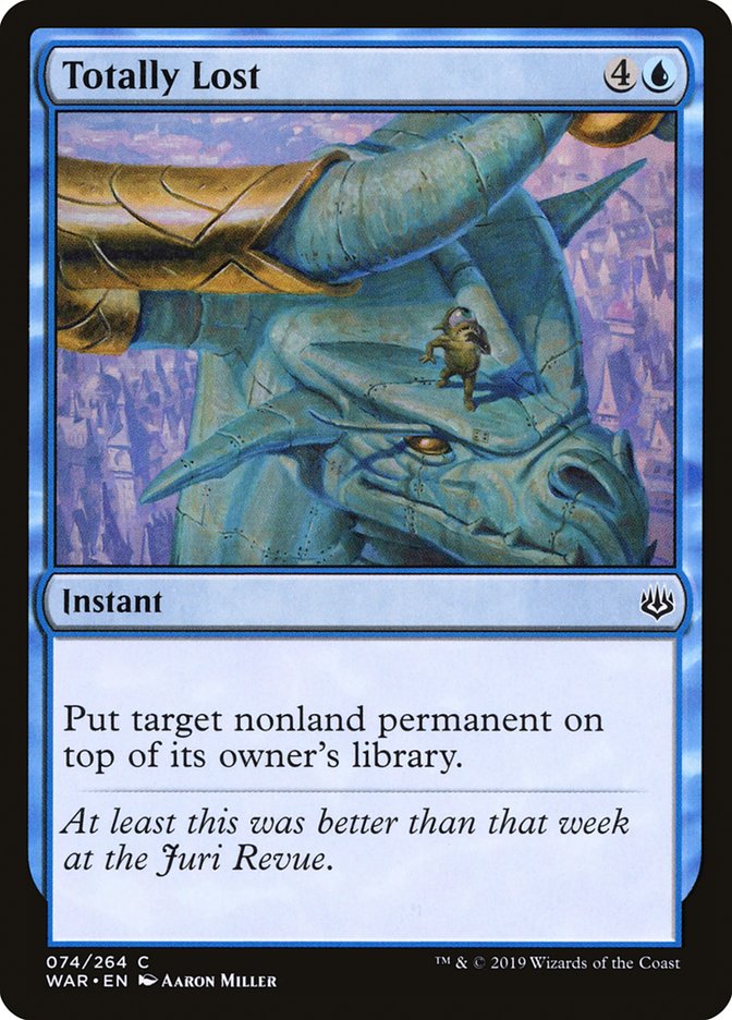 Totally Lost [War of the Spark] Magic: The Gathering