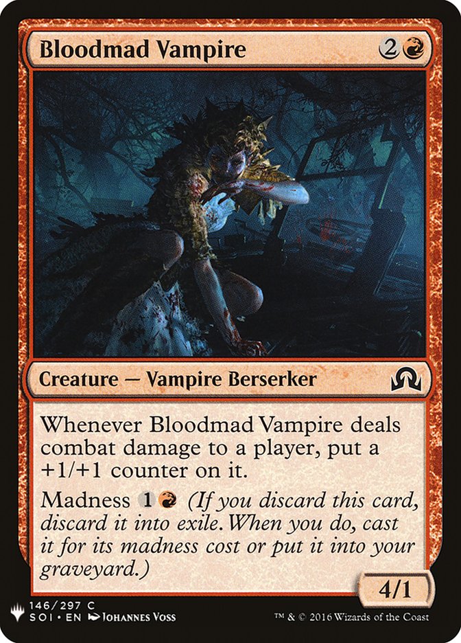 Bloodmad Vampire [Mystery Booster] Magic: The Gathering