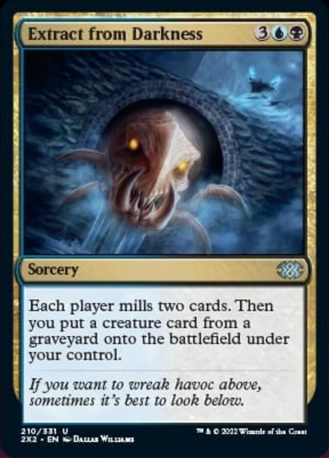 Extract from Darkness [Double Masters 2022] Magic: The Gathering