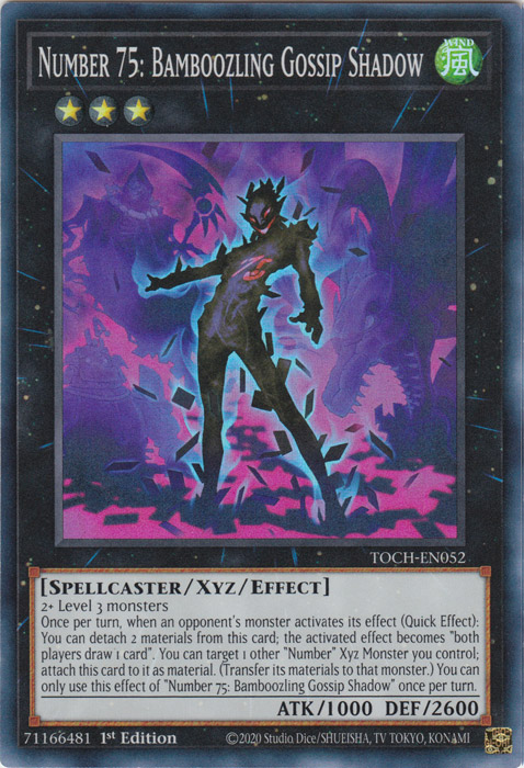Number 75: Bamboozling Gossip Shadow [TOCH-EN052] Super Rare - Yugioh Cards For Your TCG Needs!