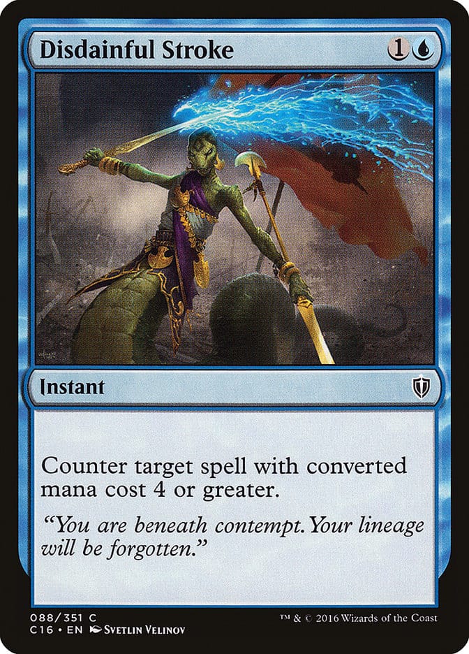 Disdainful Stroke [Commander 2016] Magic: The Gathering