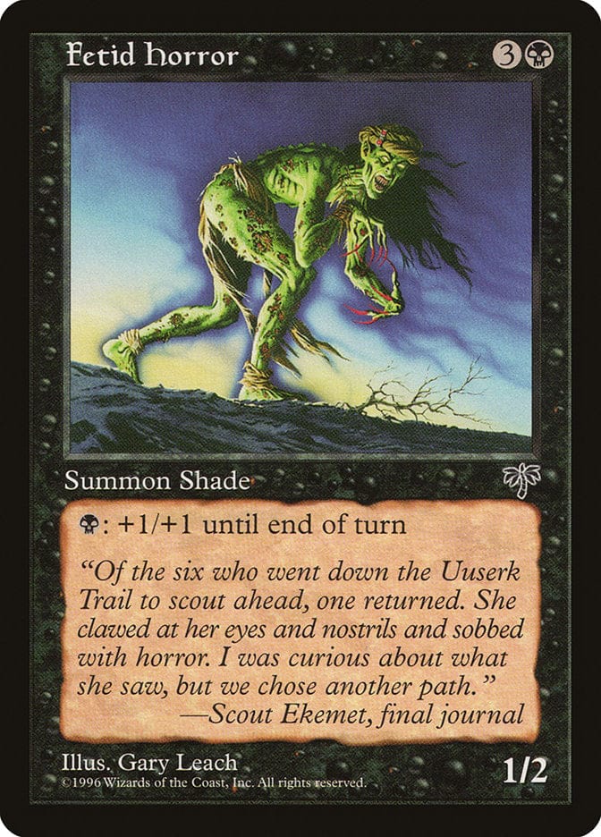 Fetid Horror [Mirage] Magic: The Gathering