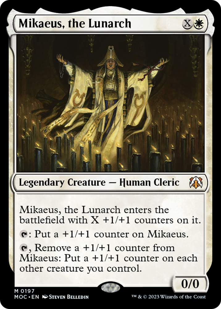 Mikaeus, the Lunarch [March of the Machine Commander] Magic: The Gathering