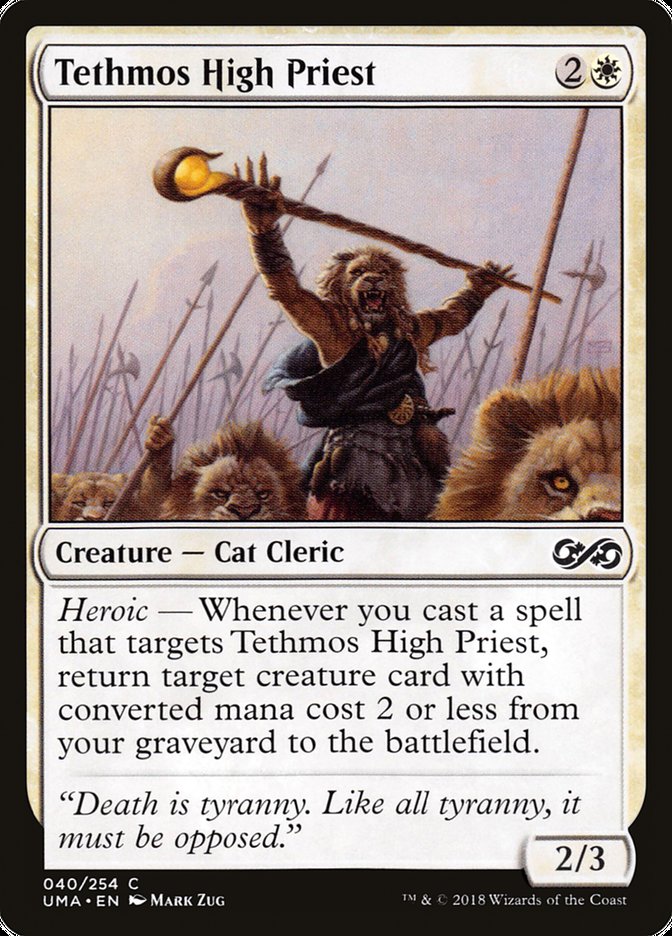Tethmos High Priest [Ultimate Masters] Magic: The Gathering