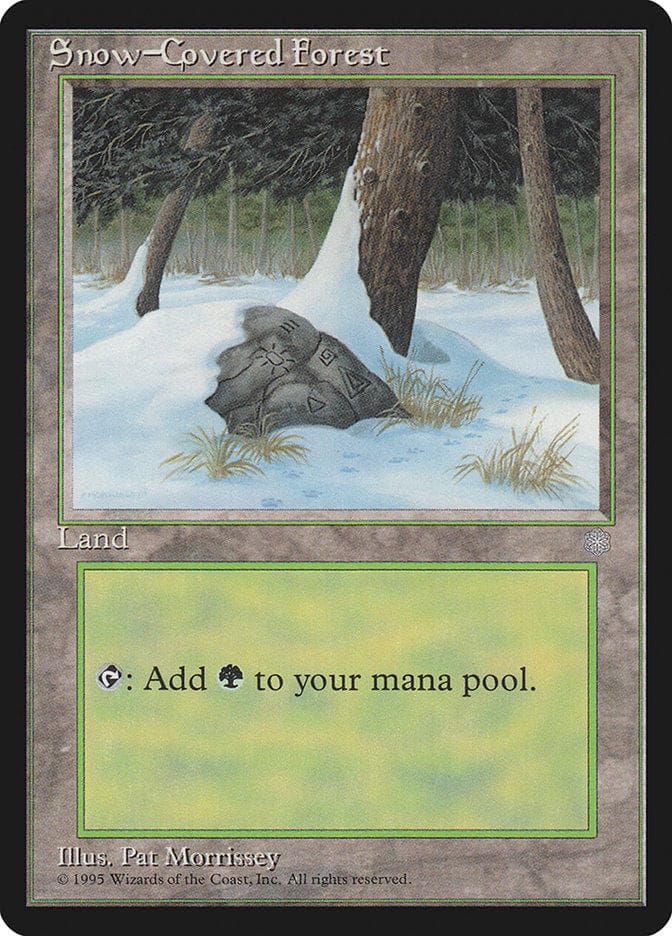 Snow-Covered Forest [Ice Age] Magic: The Gathering