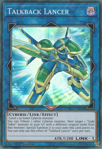 Talkback Lancer [FIGA-EN046] Super Rare - Yugioh Cards For Your TCG Needs!