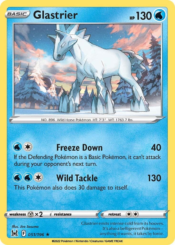 Glastrier (051/196) [Sword & Shield: Lost Origin] Pokémon