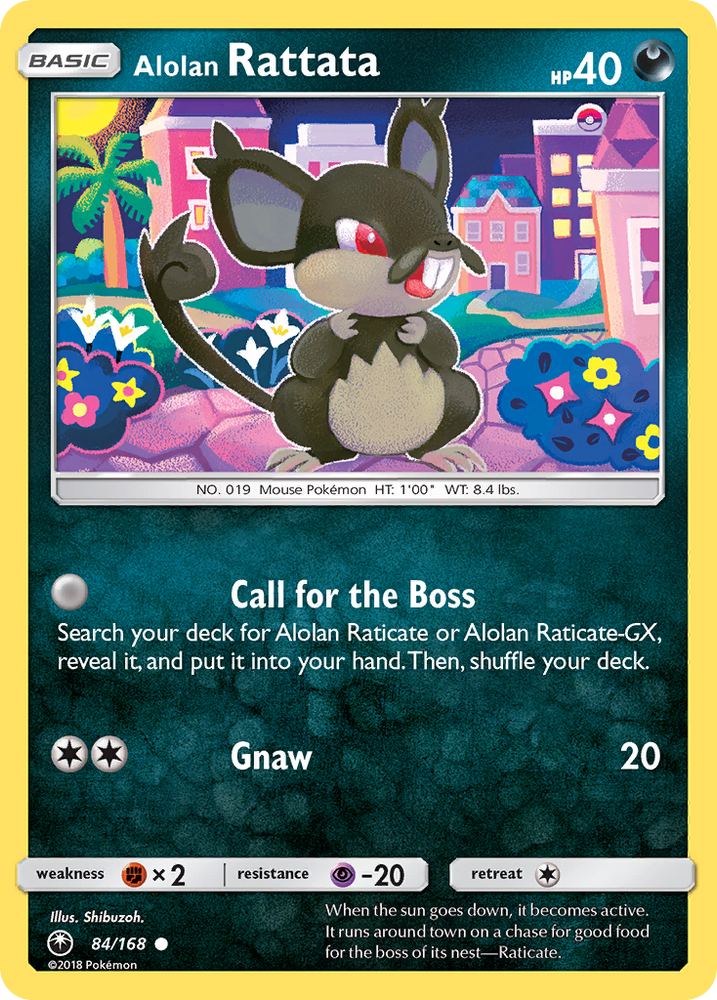 Alolan Rattata (84/168) [Sun & Moon: Celestial Storm] Pokémon