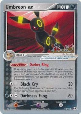 Umbreon ex (112/115) (Eeveelutions - Jimmy Ballard) [World Championships 2006] Pokémon