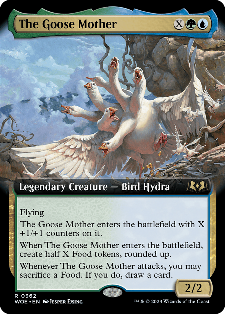 The Goose Mother (Extended Art) [Wilds of Eldraine] Magic: The Gathering