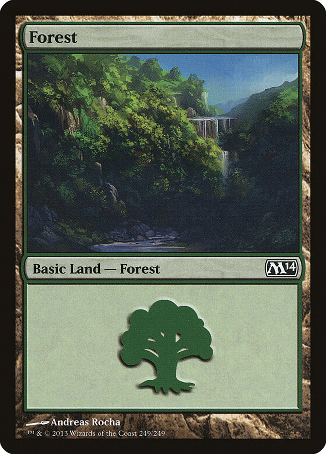 Forest (249) [Magic 2014] Magic: The Gathering