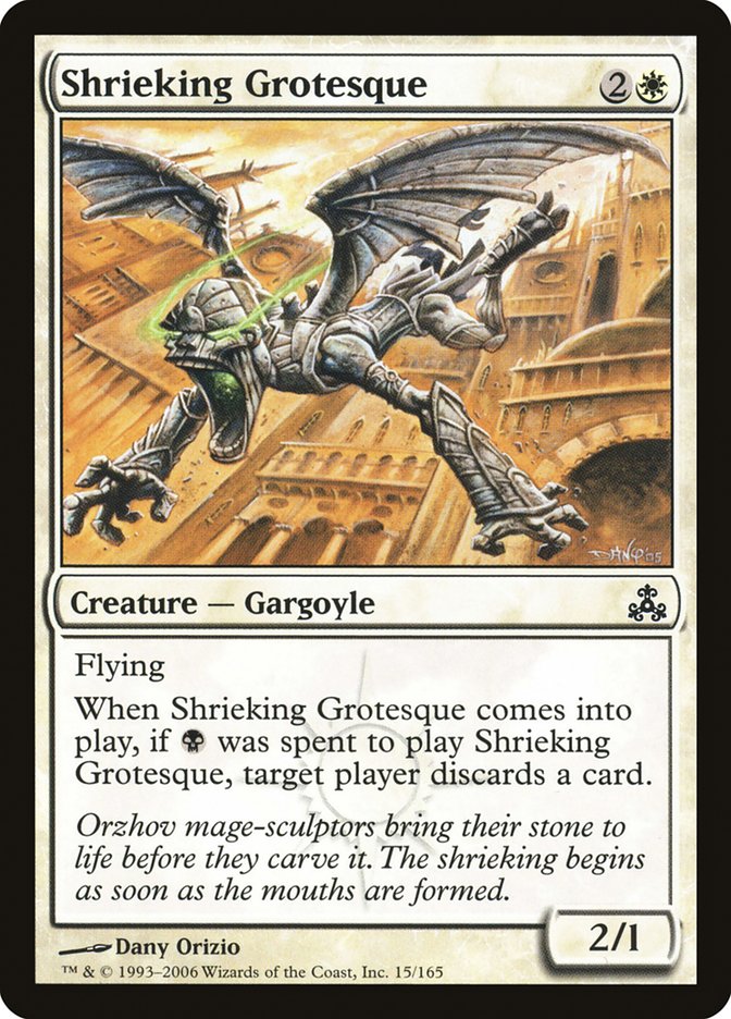 Shrieking Grotesque [Guildpact] Magic: The Gathering