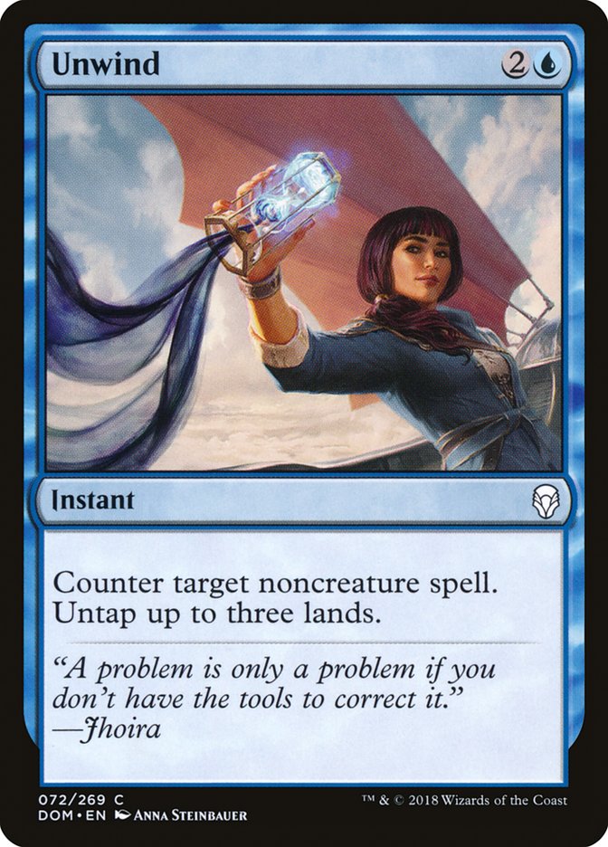 Unwind [Dominaria] Magic: The Gathering