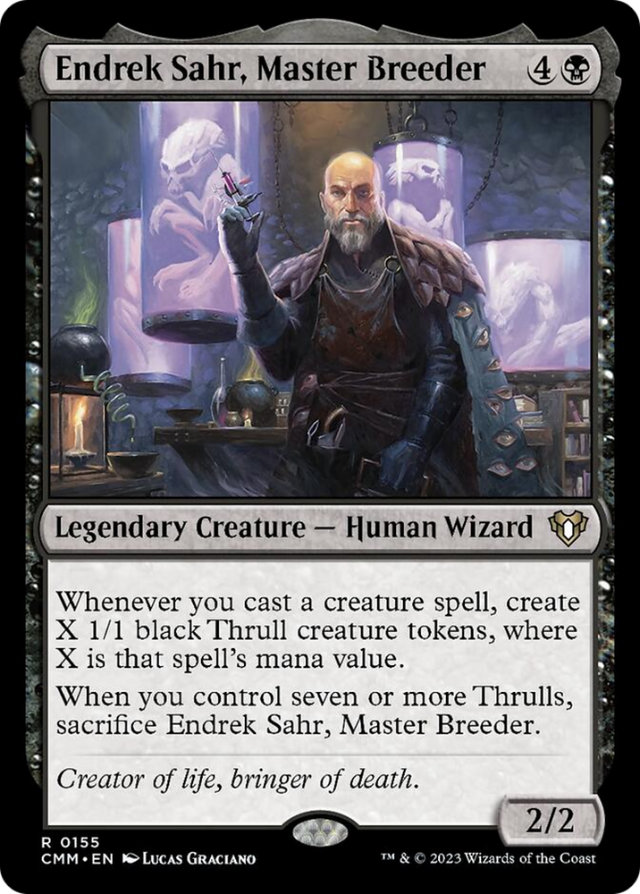 Endrek Sahr, Master Breeder [Commander Masters] Magic: The Gathering