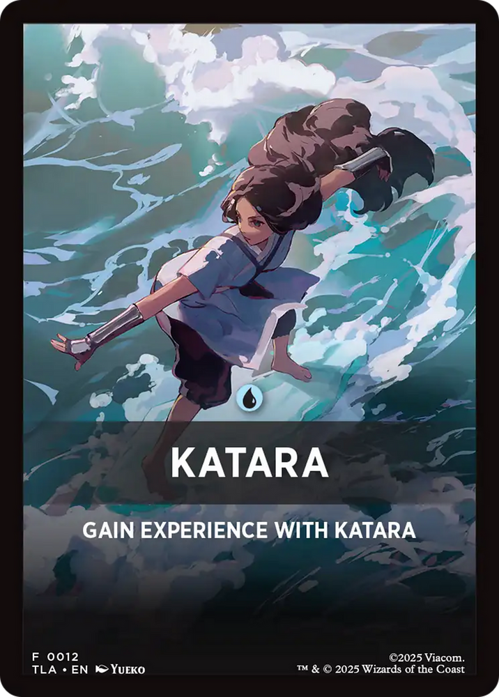 Katara Theme Card [Avatar: The Last Airbender Tokens] Magic: The Gathering