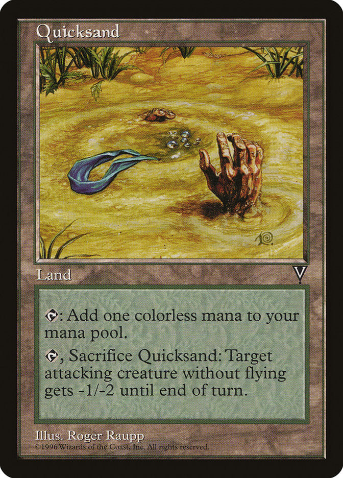 Quicksand [Visions] Magic: The Gathering
