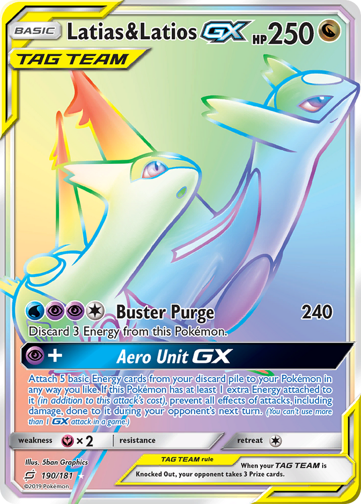 Latias & Latios GX (190/181) [Sun & Moon: Team Up] Pokémon