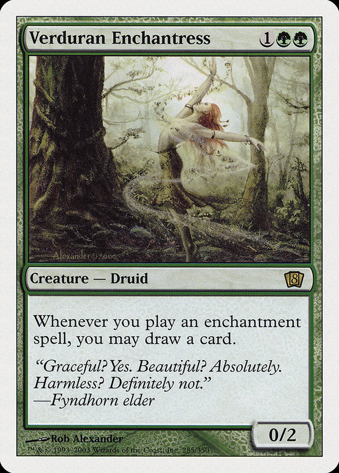 Verduran Enchantress [Eighth Edition] Magic: The Gathering