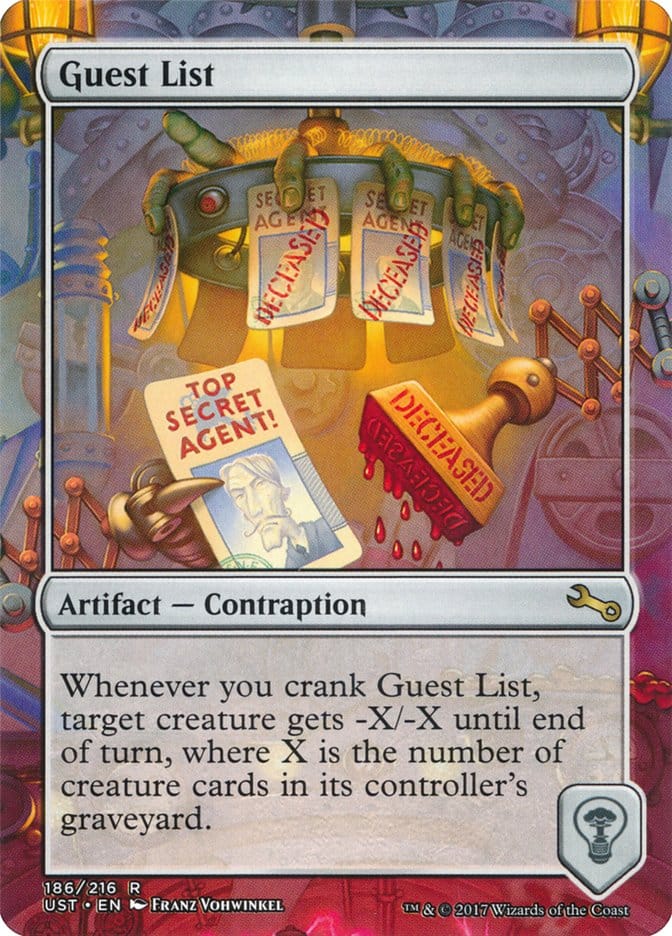 Guest List [Unstable] Magic: The Gathering