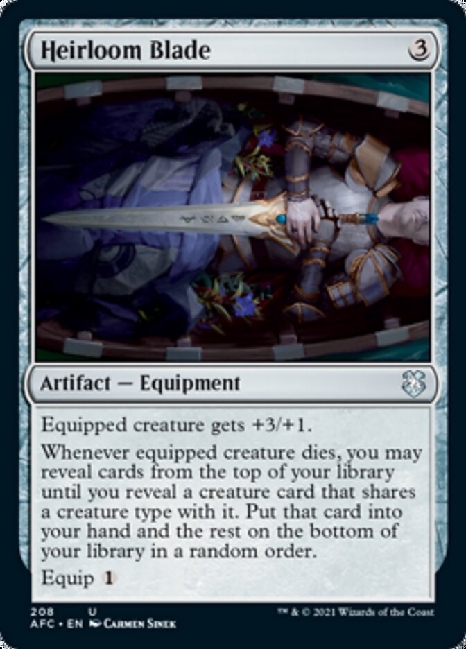 Heirloom Blade [Dungeons & Dragons: Adventures in the Forgotten Realms Commander] Magic: The Gathering