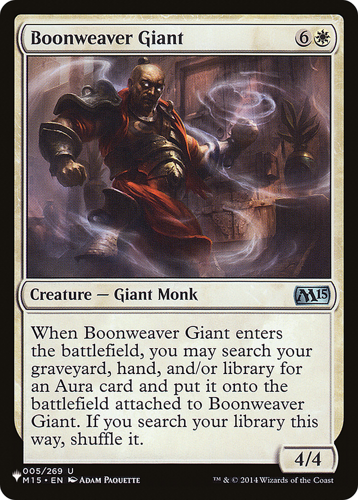 Boonweaver Giant [The List] Magic: The Gathering