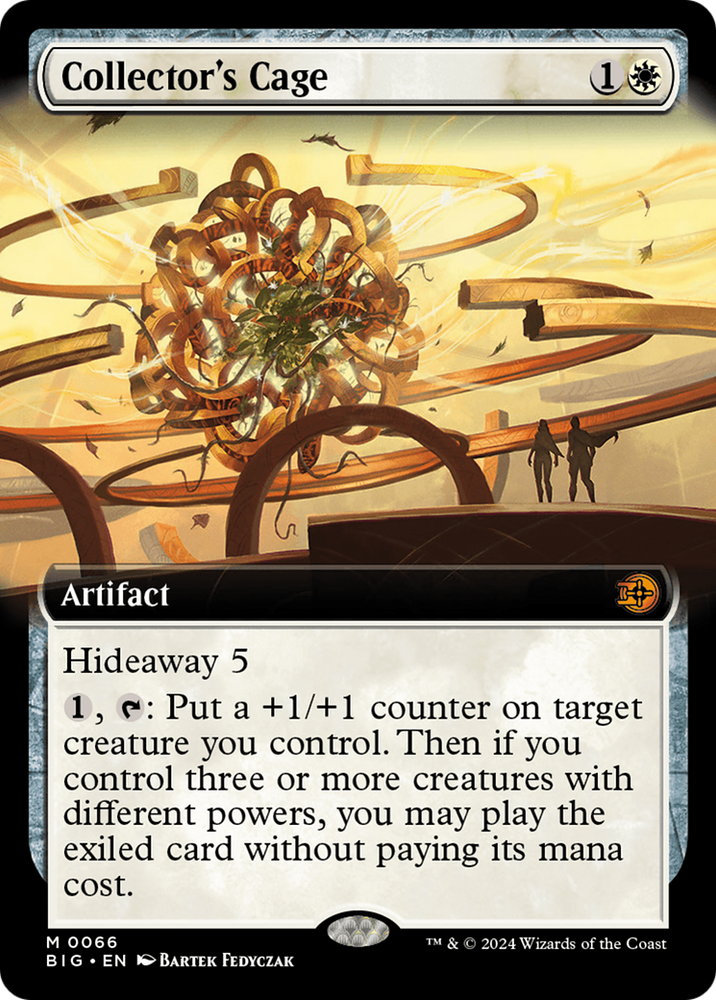 Collector's Cage (Extended Art) [Outlaws of Thunder Junction: The Big Score] Magic: The Gathering
