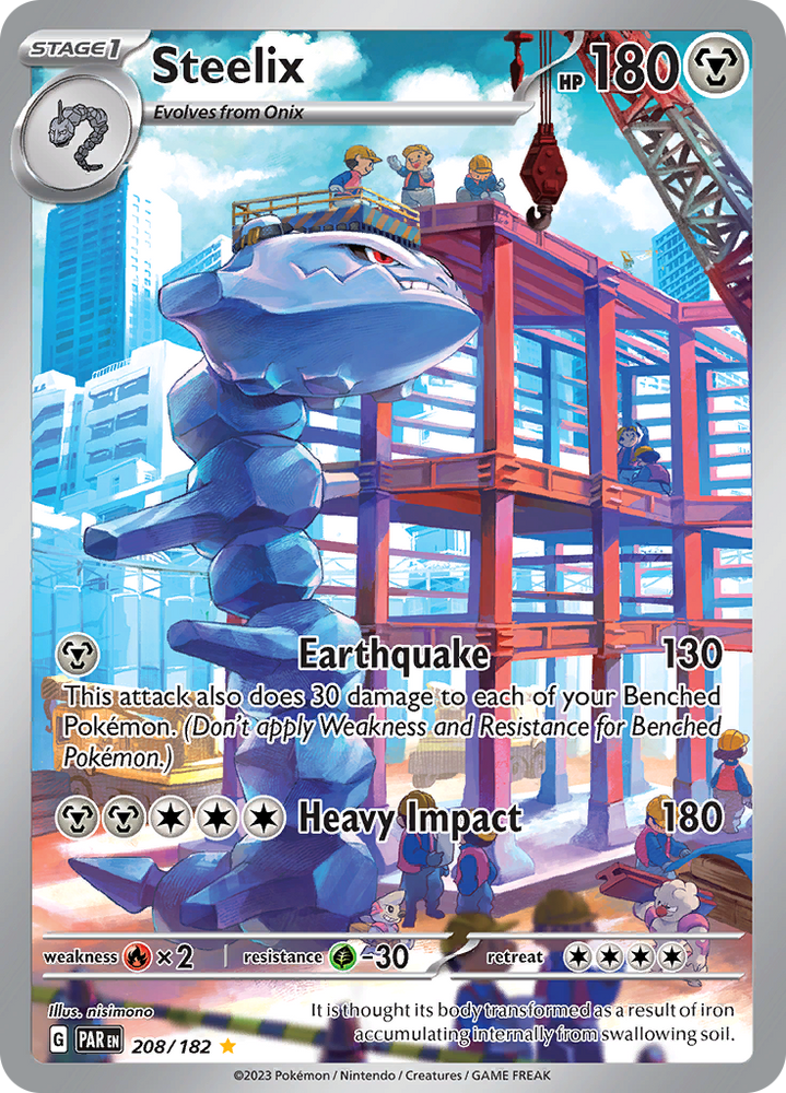 Steelix (208/182) [Scarlet & Violet: Paradox Rift] Pokémon