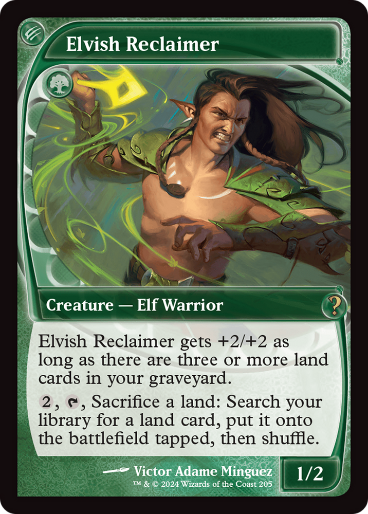 Elvish Reclaimer (Future Sight) [Mystery Booster 2] Magic: The Gathering