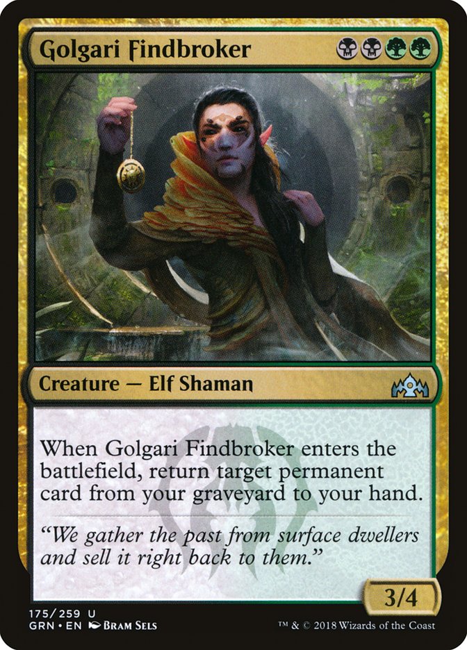 Golgari Findbroker [Guilds of Ravnica] Magic: The Gathering