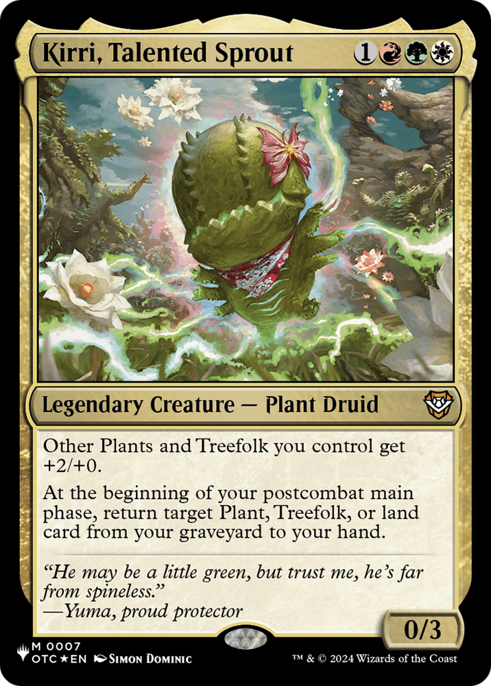 Kirri, Talented Sprout (OTC) [The List] Magic: The Gathering