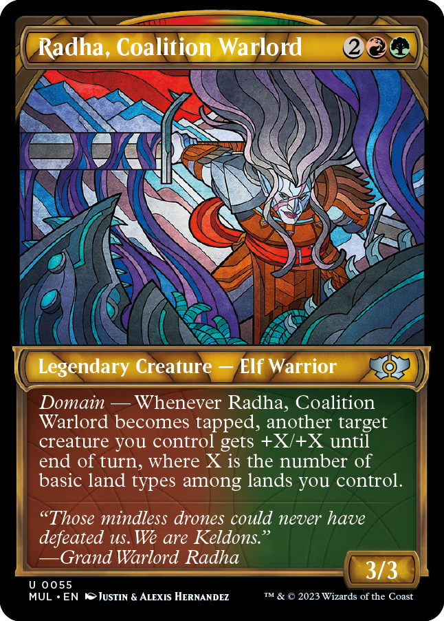 Radha, Coalition Warlord [Multiverse Legends] Magic: The Gathering