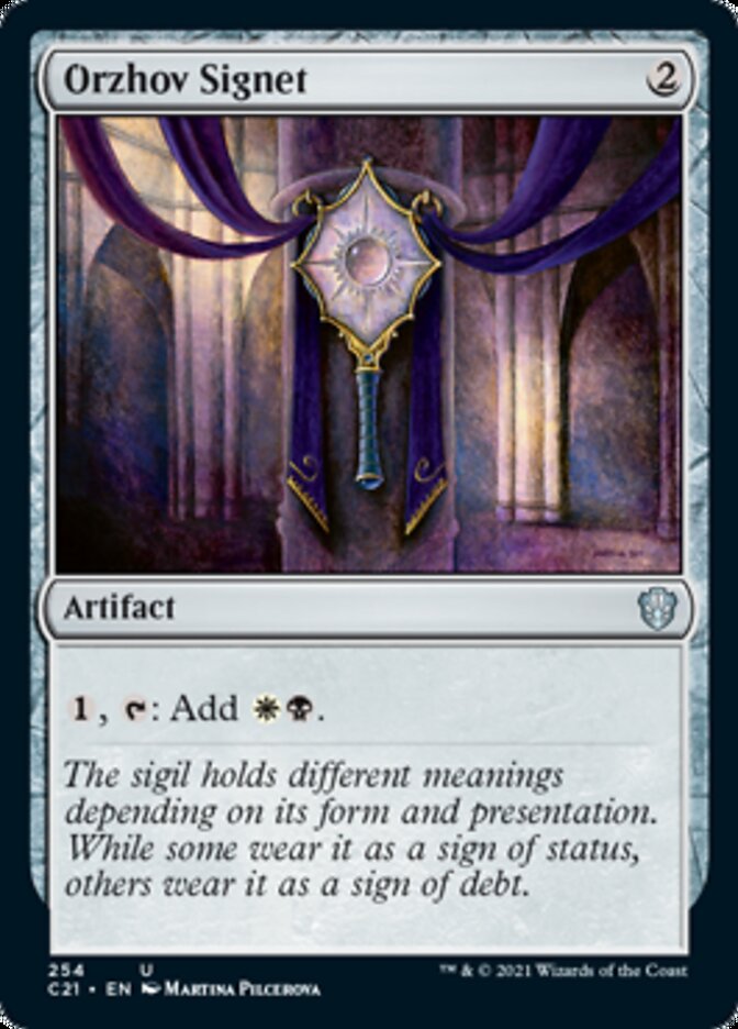 Orzhov Signet [Commander 2021] Magic: The Gathering