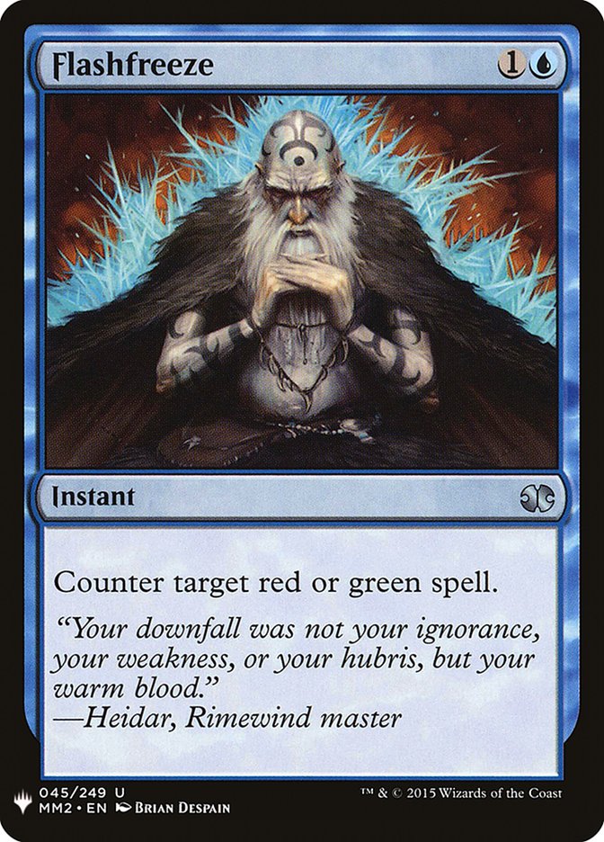 Flashfreeze [Mystery Booster] Magic: The Gathering