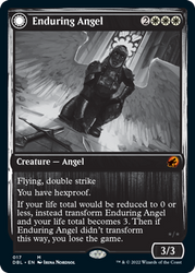 Enduring Angel // Angelic Enforcer [Innistrad: Double Feature] Magic: The Gathering