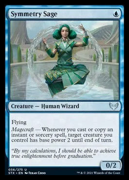 Symmetry Sage [Strixhaven: School of Mages] Magic: The Gathering