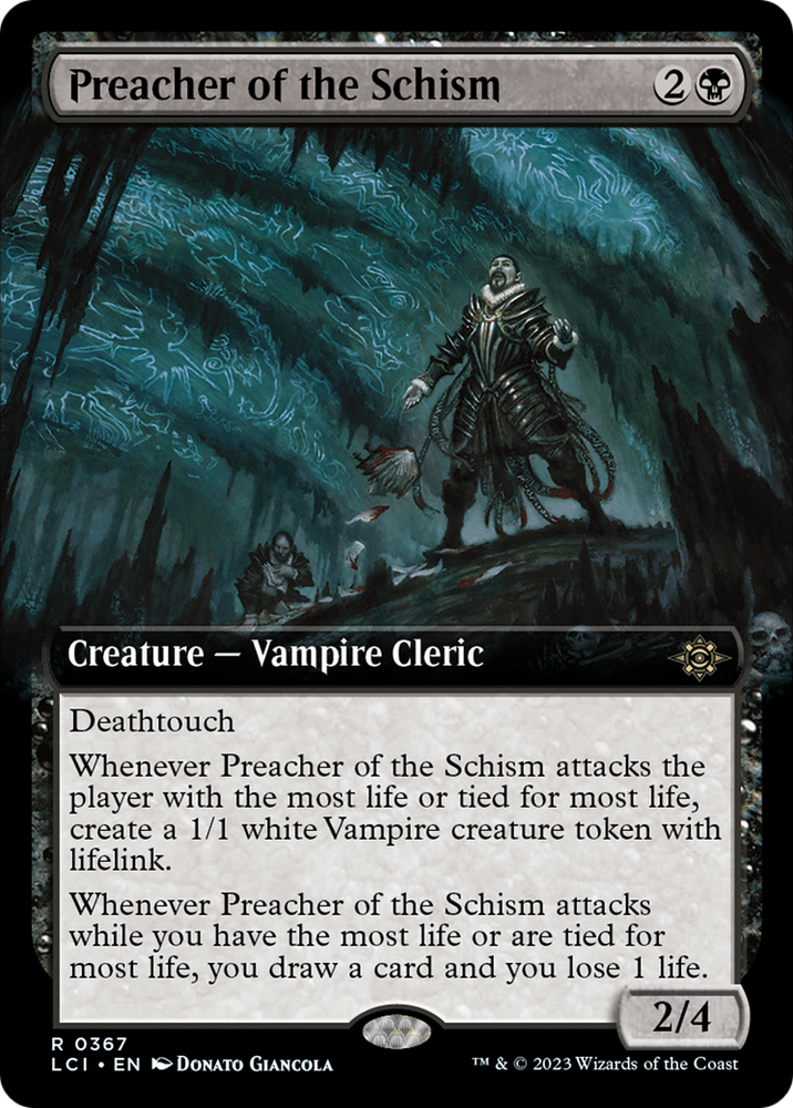 Preacher of the Schism (Extended Art) [The Lost Caverns of Ixalan] Magic: The Gathering